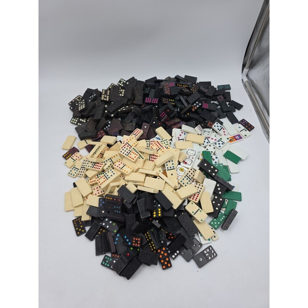 12 LB Domino Lot Mixed Dominos Huge Wholesale Game Tile Collection 1